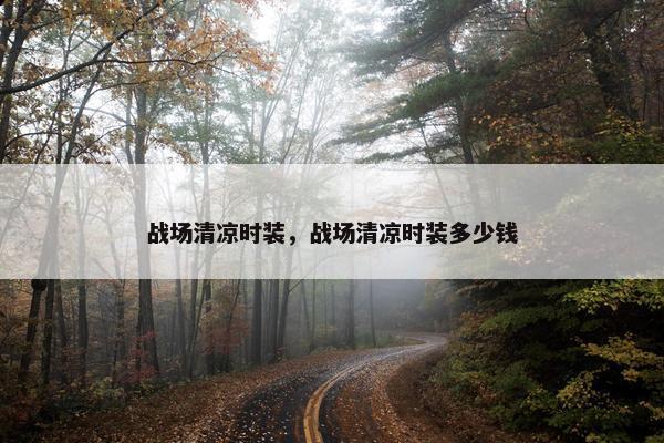 战场清凉时装，战场清凉时装多少钱