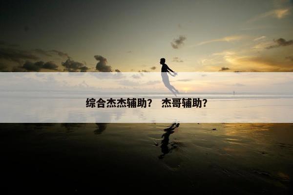 综合杰杰辅助？ 杰哥辅助？