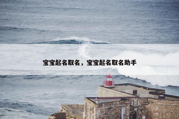 宝宝起名取名，宝宝起名取名助手