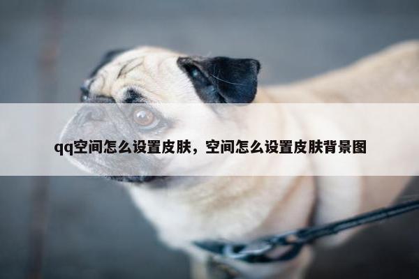 qq空间怎么设置皮肤，空间怎么设置皮肤背景图