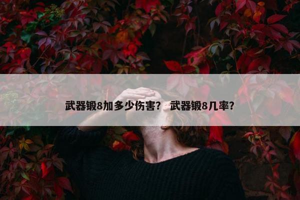 武器锻8加多少伤害？ 武器锻8几率？