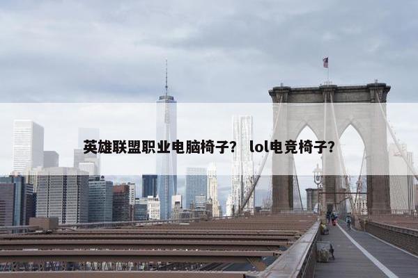 英雄联盟职业电脑椅子？ lol电竞椅子？