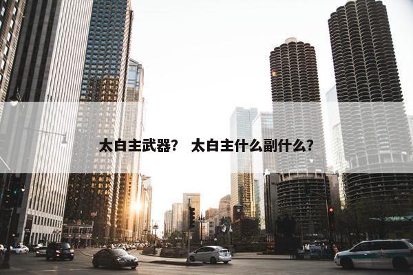 太白主武器？ 太白主什么副什么？