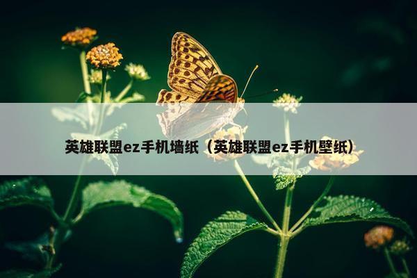 英雄联盟ez手机墙纸（英雄联盟ez手机壁纸）