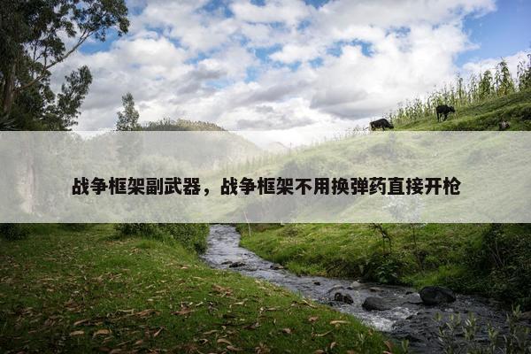 战争框架副武器，战争框架不用换弹药直接开枪