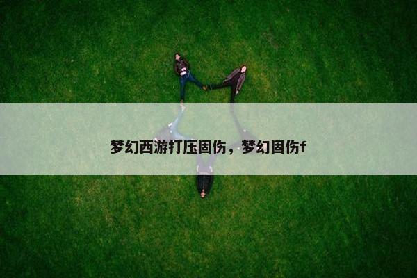 梦幻西游打压固伤，梦幻固伤f