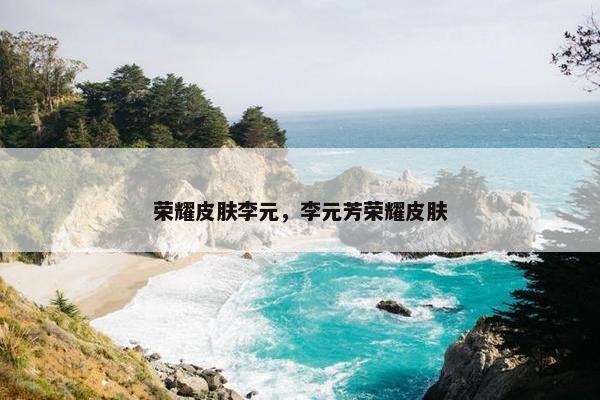 荣耀皮肤李元，李元芳荣耀皮肤