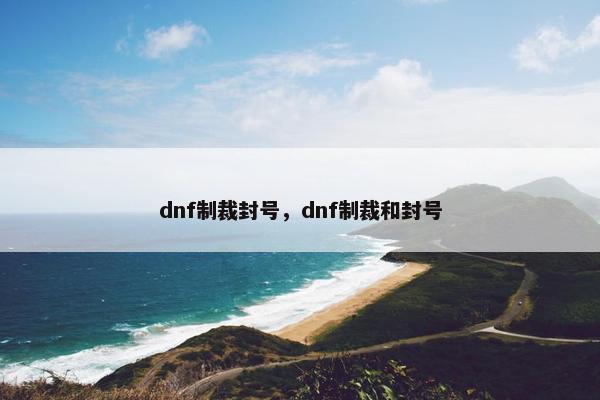 dnf制裁封号，dnf制裁和封号