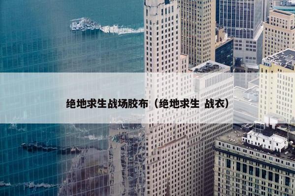 绝地求生战场胶布（绝地求生 战衣）