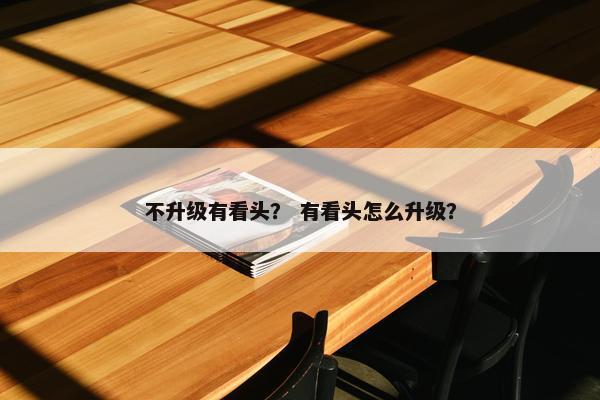 不升级有看头？ 有看头怎么升级？