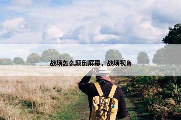 战场怎么颠倒屏幕，战场视角