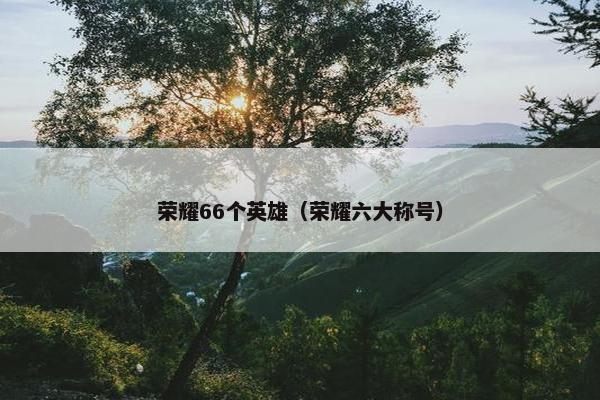 荣耀66个英雄（荣耀六大称号）