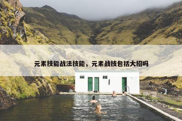 元素技能战法技能，元素战技包括大招吗
