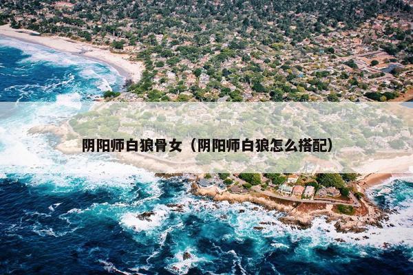 阴阳师白狼骨女（阴阳师白狼怎么搭配）
