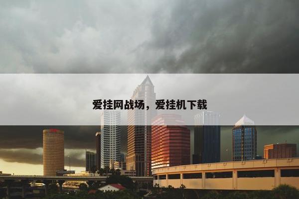 爱挂网战场，爱挂机下载