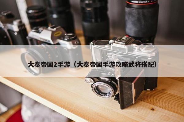 大秦帝国2手游（大秦帝国手游攻略武将搭配）