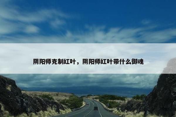 阴阳师克制红叶，阴阳师红叶带什么御魂