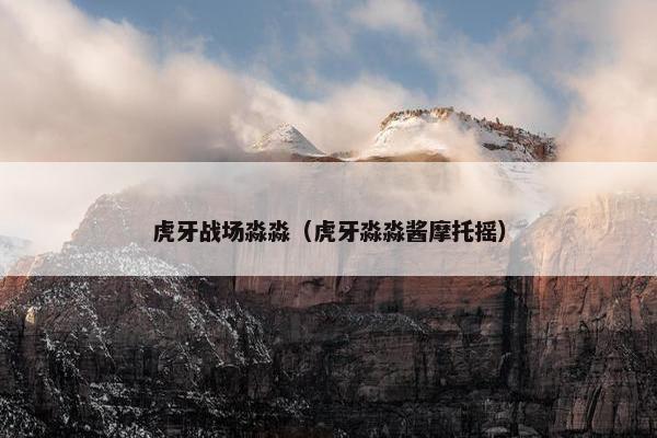 虎牙战场淼淼（虎牙淼淼酱摩托摇）