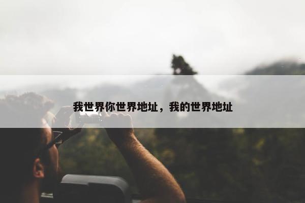 我世界你世界地址，我的世界地址