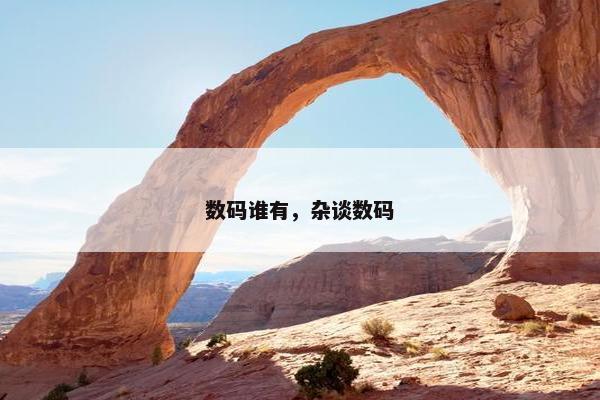 数码谁有，杂谈数码