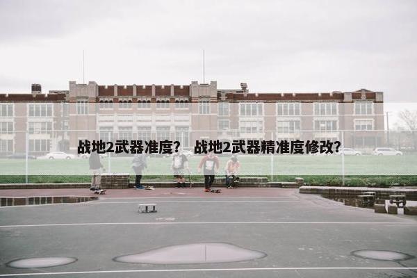 战地2武器准度？ 战地2武器精准度修改？