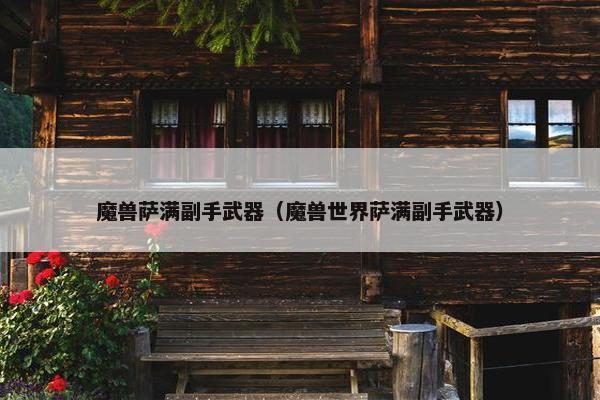 魔兽萨满副手武器（魔兽世界萨满副手武器）