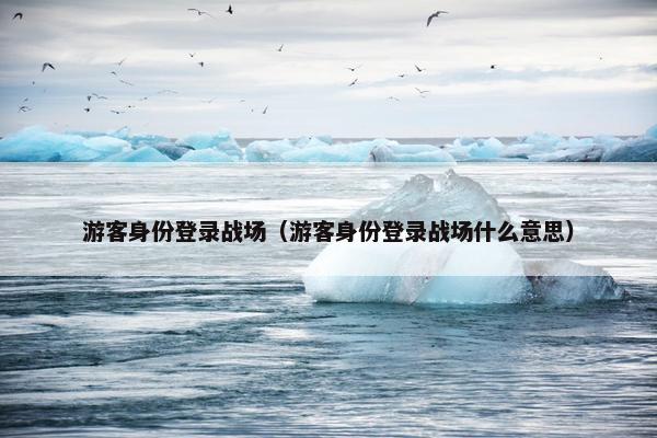 游客身份登录战场（游客身份登录战场什么意思）