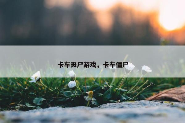 卡车丧尸游戏，卡车僵尸