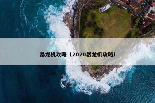 暴龙机攻略（2020暴龙机攻略）