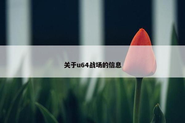 关于u64战场的信息