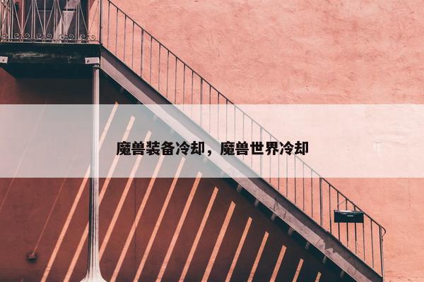 魔兽装备冷却，魔兽世界冷却