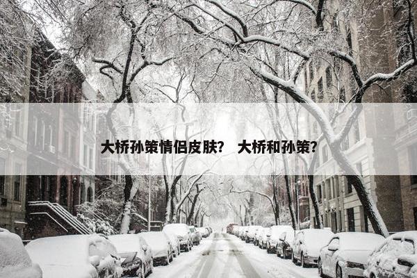 大桥孙策情侣皮肤？ 大桥和孙策？