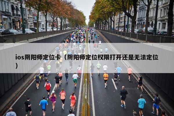 ios阴阳师定位卡（阴阳师定位权限打开还是无法定位）