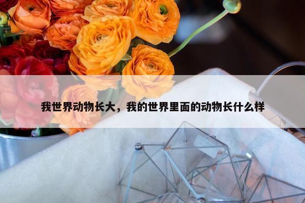 我世界动物长大，我的世界里面的动物长什么样