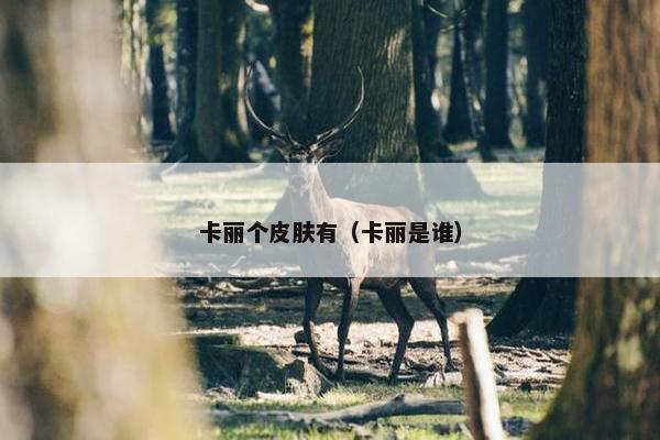 卡丽个皮肤有（卡丽是谁）