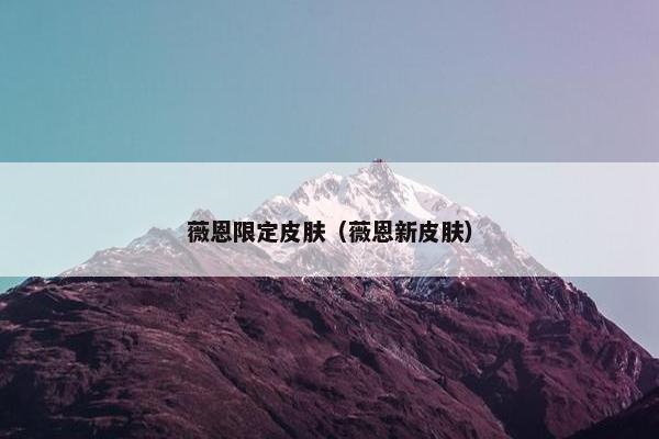 薇恩限定皮肤（薇恩新皮肤）