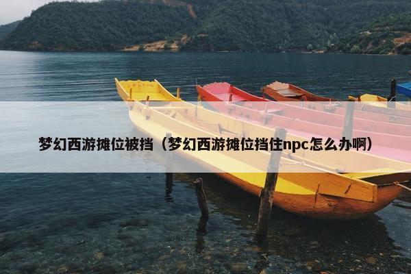 梦幻西游摊位被挡（梦幻西游摊位挡住npc怎么办啊）