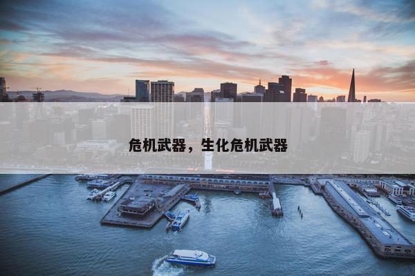 危机武器，生化危机武器