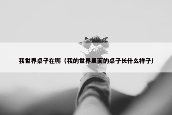 我世界桌子在哪（我的世界里面的桌子长什么样子）