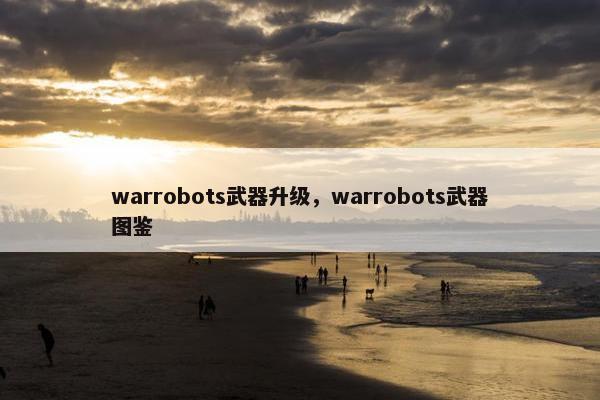 warrobots武器升级，warrobots武器图鉴