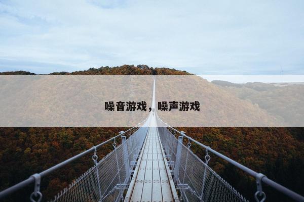 噪音游戏，噪声游戏