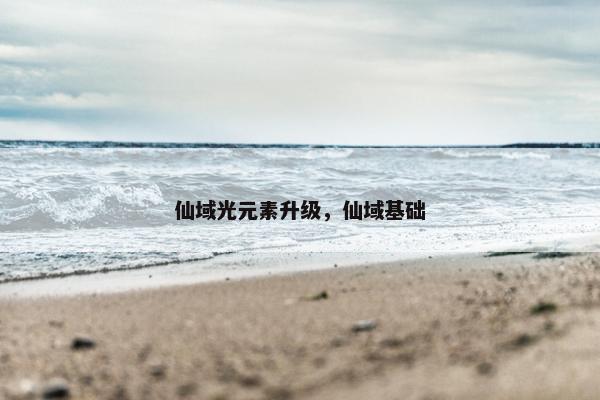 仙域光元素升级，仙域基础